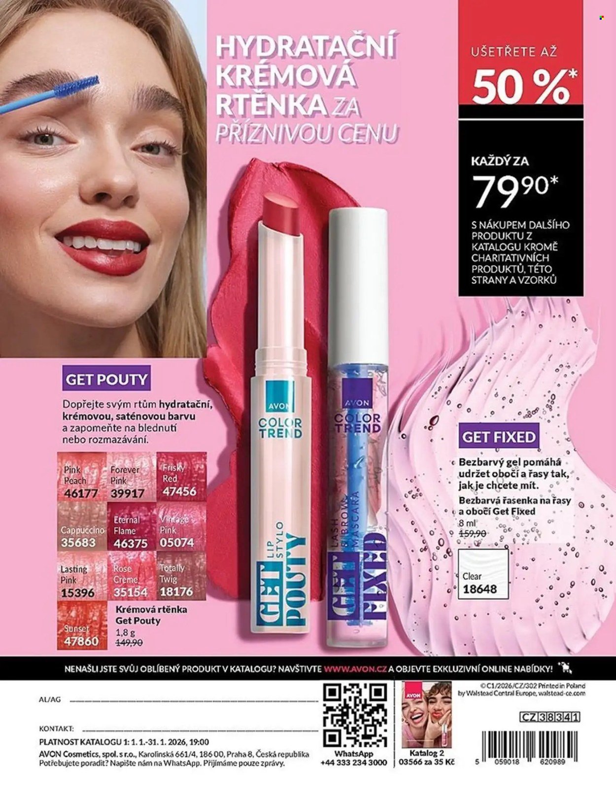 AVON leták - Katalog 1 (2026-01-01 - 2026-01-31)