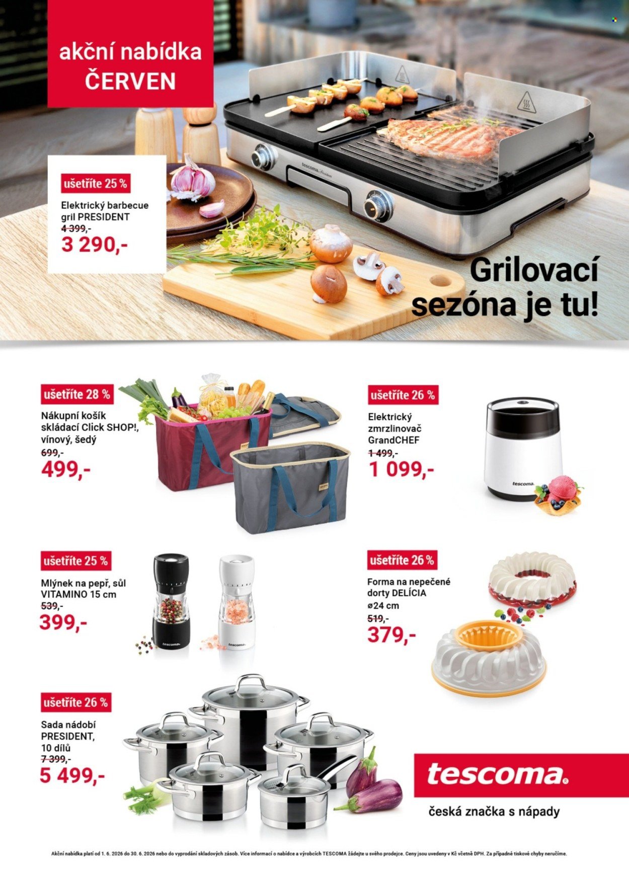 TESCOMA leták - Akční nabídka červen