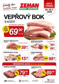 ZEMAN MASO-UZENINY leták - Od pondělí 20.7.2026