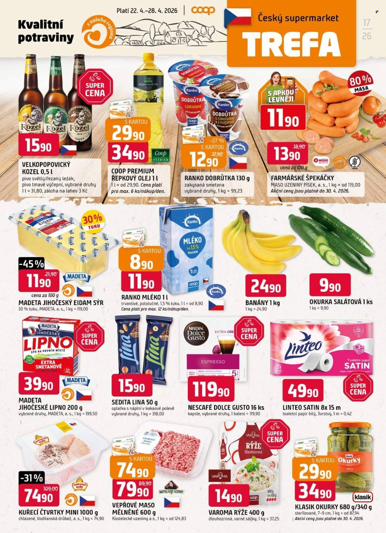 TREFA COOP leták - Od středy 22.4.2026 (2026-04-22 - 2026-04-28)