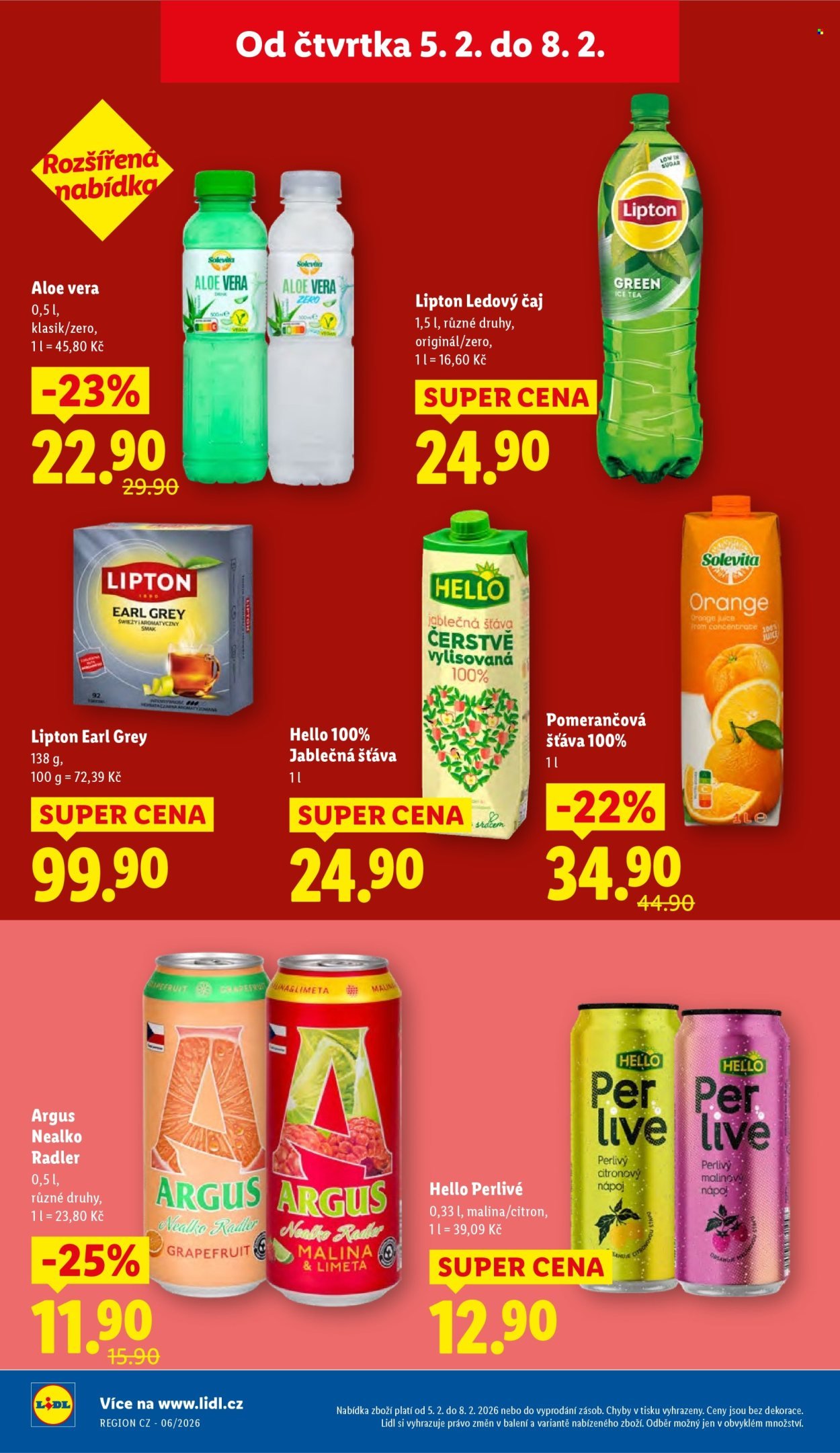 LIDL leták - Od čtvrtka 5.2.2026 (2026-02-05 - 2026-02-08)