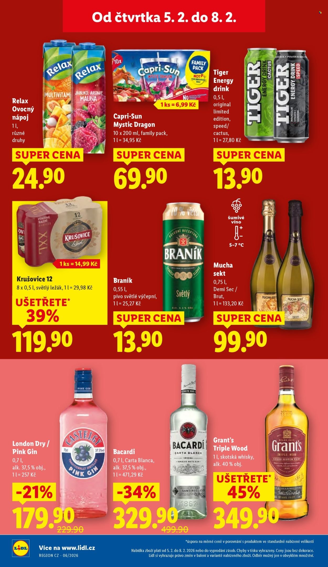 LIDL leták - Od čtvrtka 5.2.2026 (2026-02-05 - 2026-02-08)