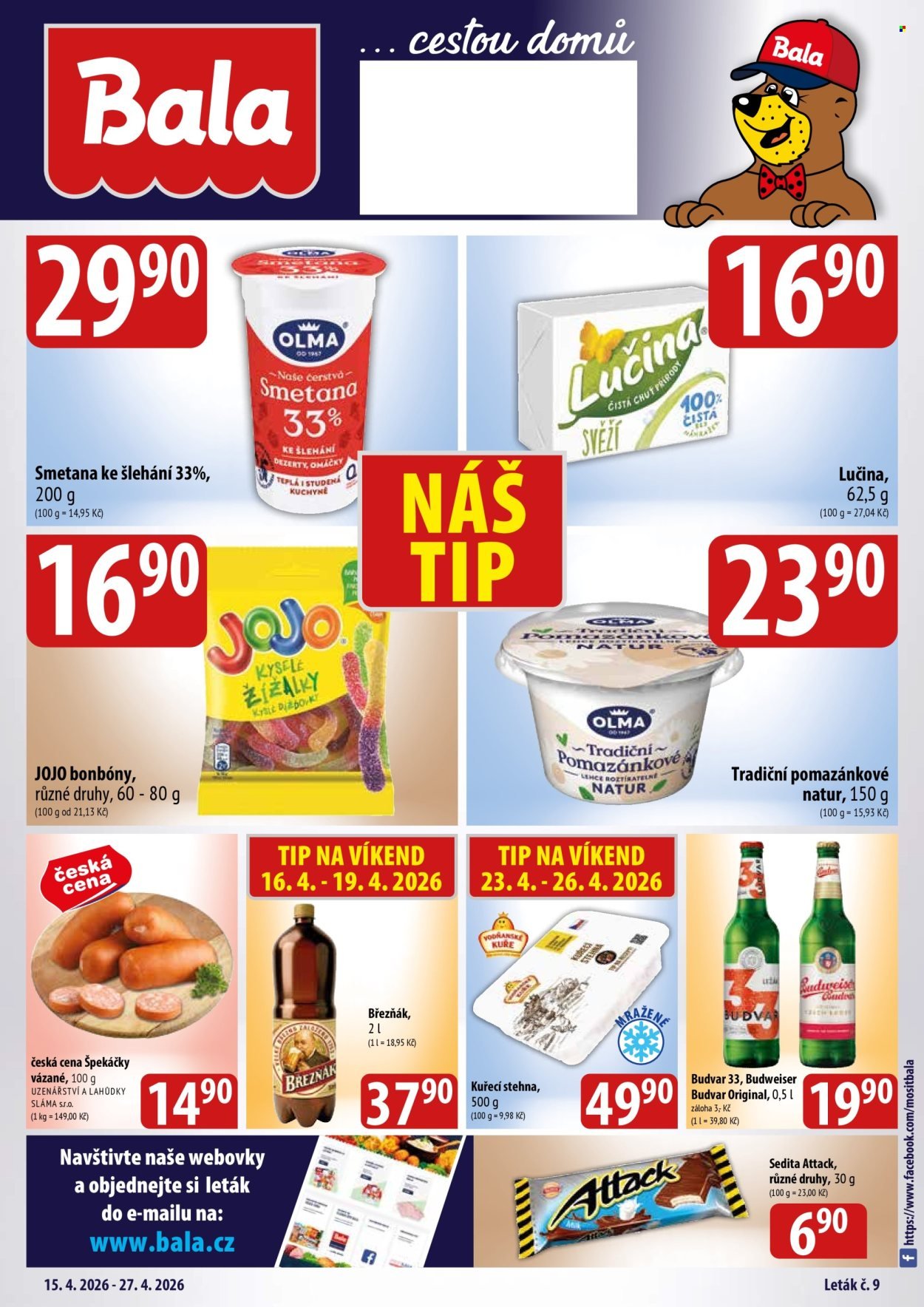 BALA leták - Velký leták + (2026-04-15 - 2026-04-27)