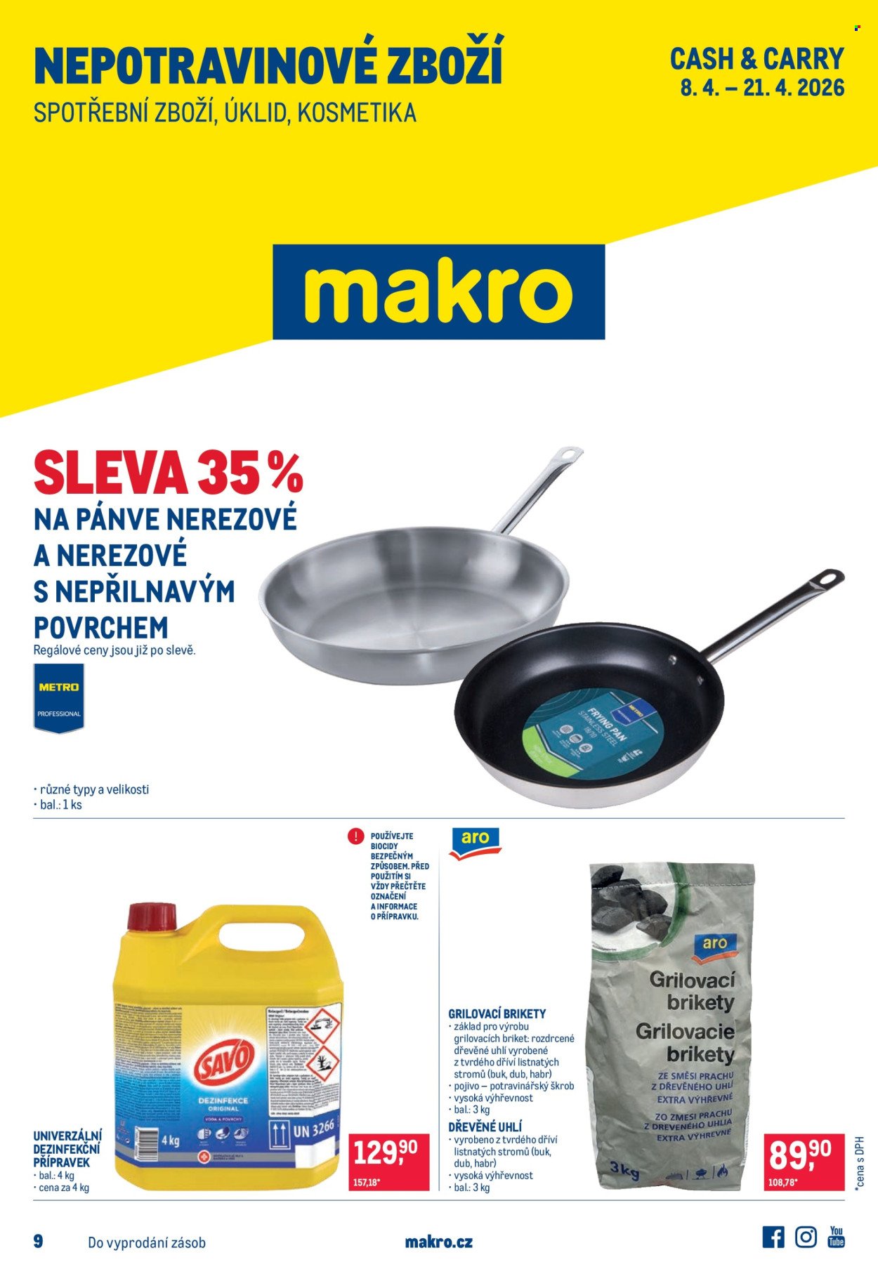 MAKRO leták - Nepotravinové zboží (2026-04-08 - 2026-04-21)