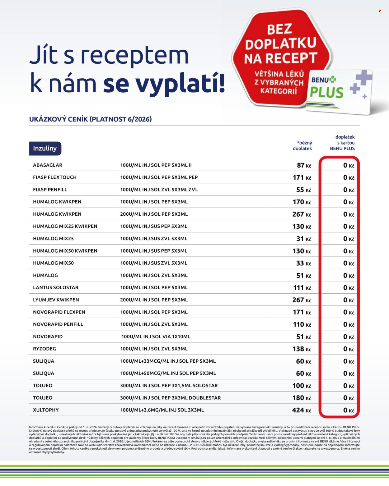 BENU LÉKÁRNA leták - Od středy 1.7.2026