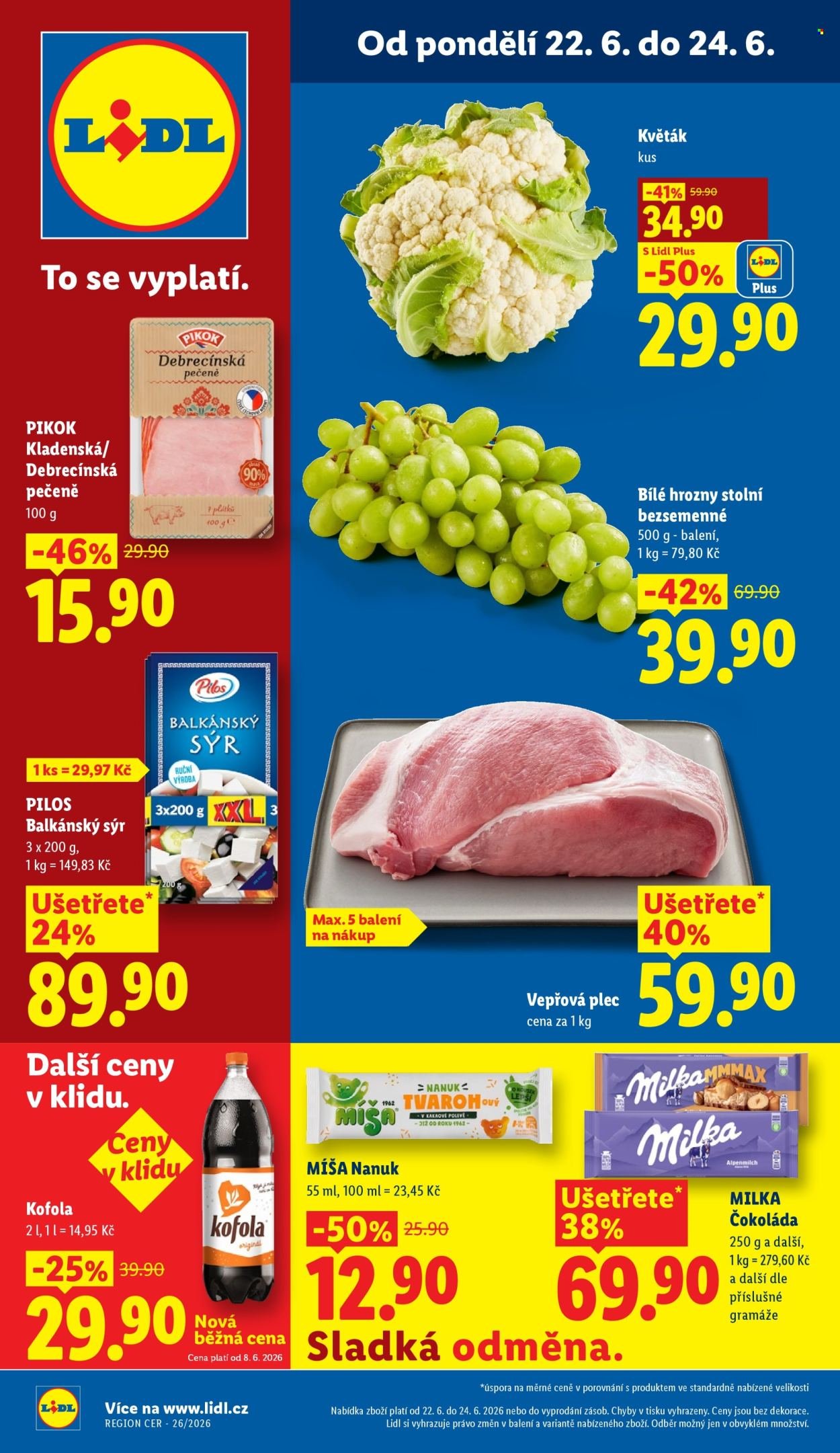 LIDL leták - Od pondělí 22.6.2026