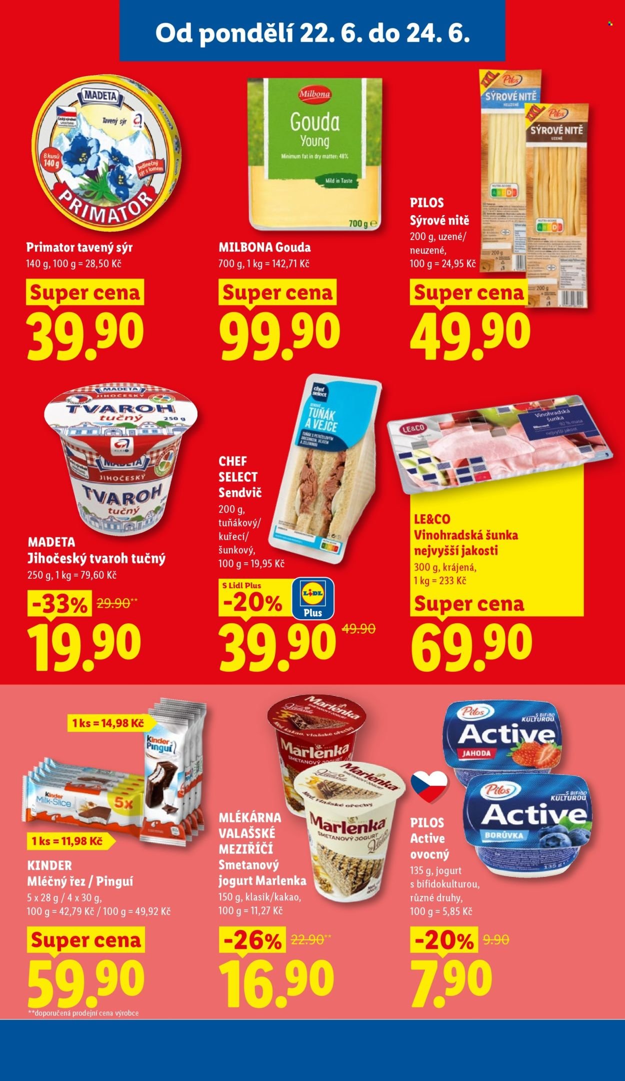 LIDL leták - Od pondělí 22.6.2026