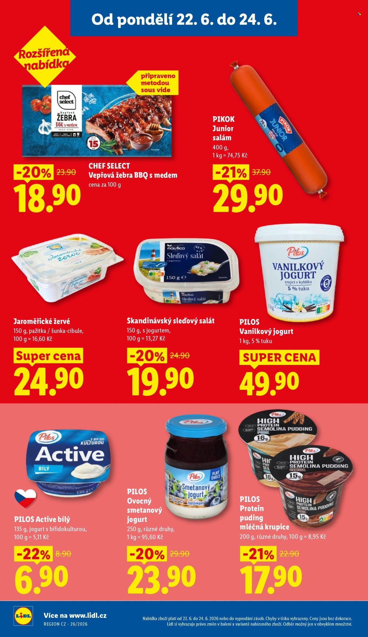 LIDL leták - Od pondělí 22.6.2026