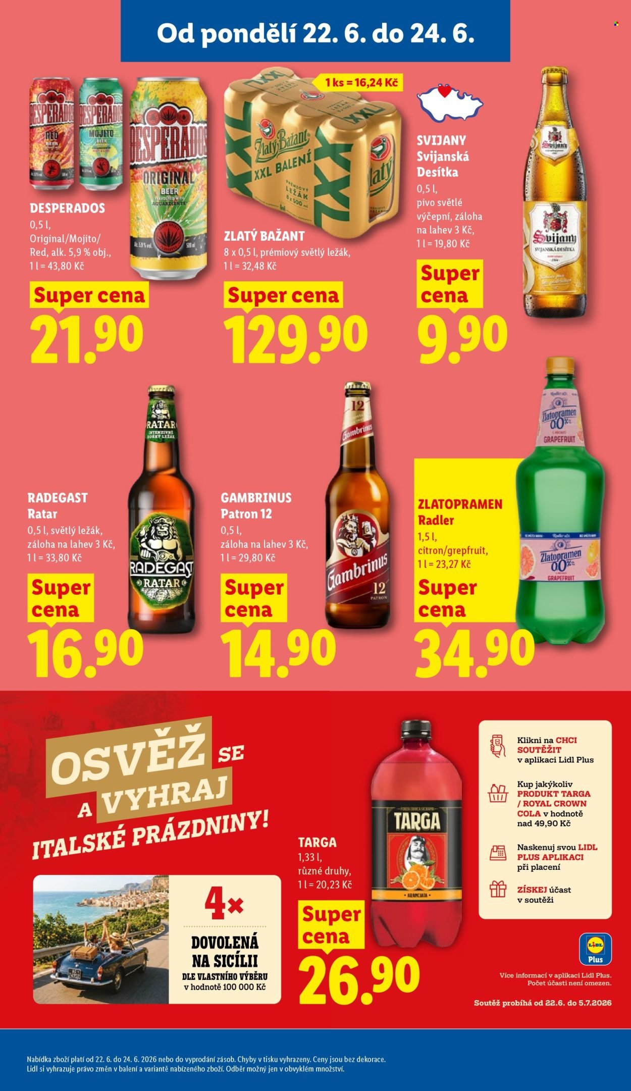 LIDL leták - Od pondělí 22.6.2026