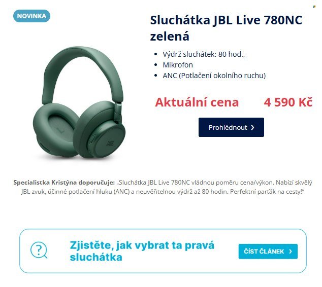 DATART leták - Svět venku počká, nasaďte sluchátka