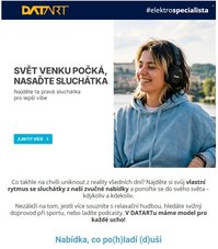DATART leták - Svět venku počká, nasaďte sluchátka