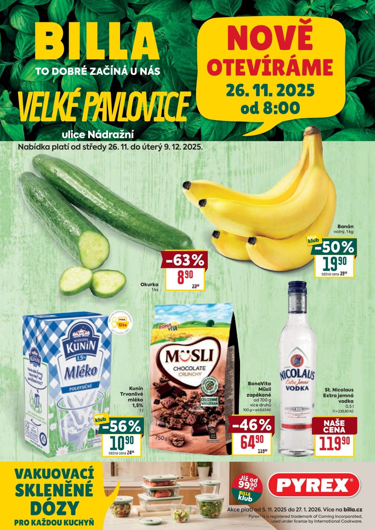 BILLA leták - Speciál: Velké Pavlovice (2025-11-26 - 2025-12-09)