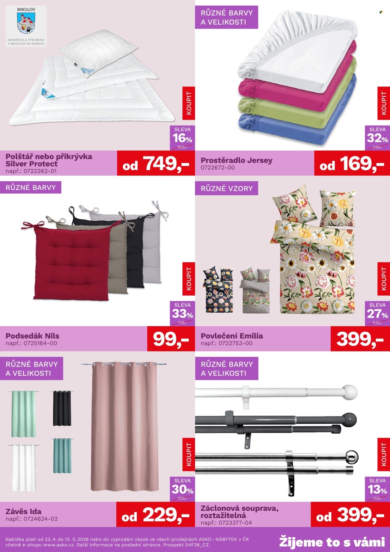 ASKO leták - Bytové doplňky (2026-04-23 - 2026-05-13)
