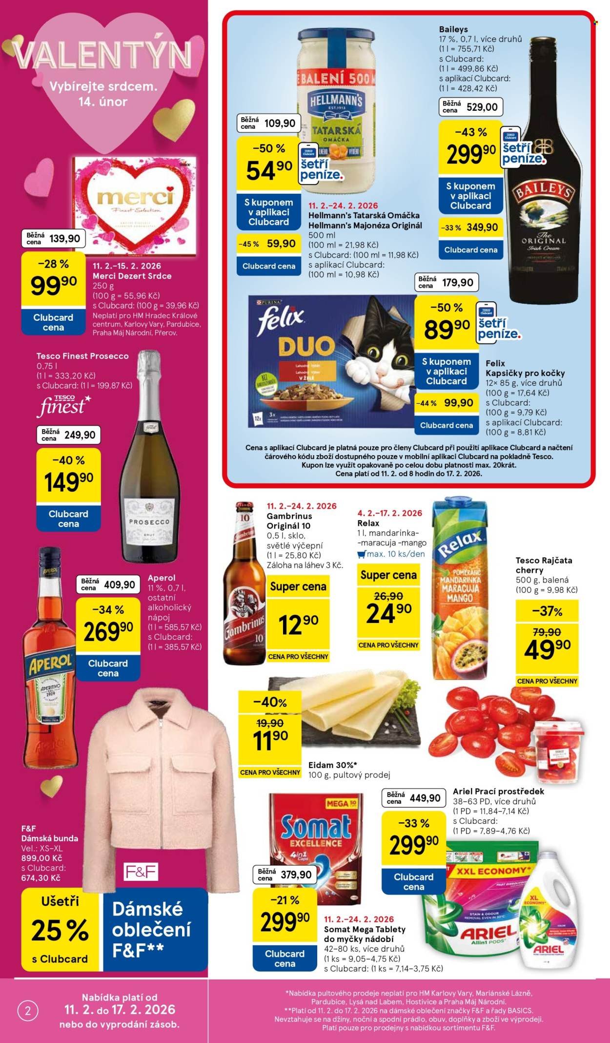 TESCO leták - Valentýn. Vybírejte srdcem. 14.únor (2026-02-11 - 2026-02-17)