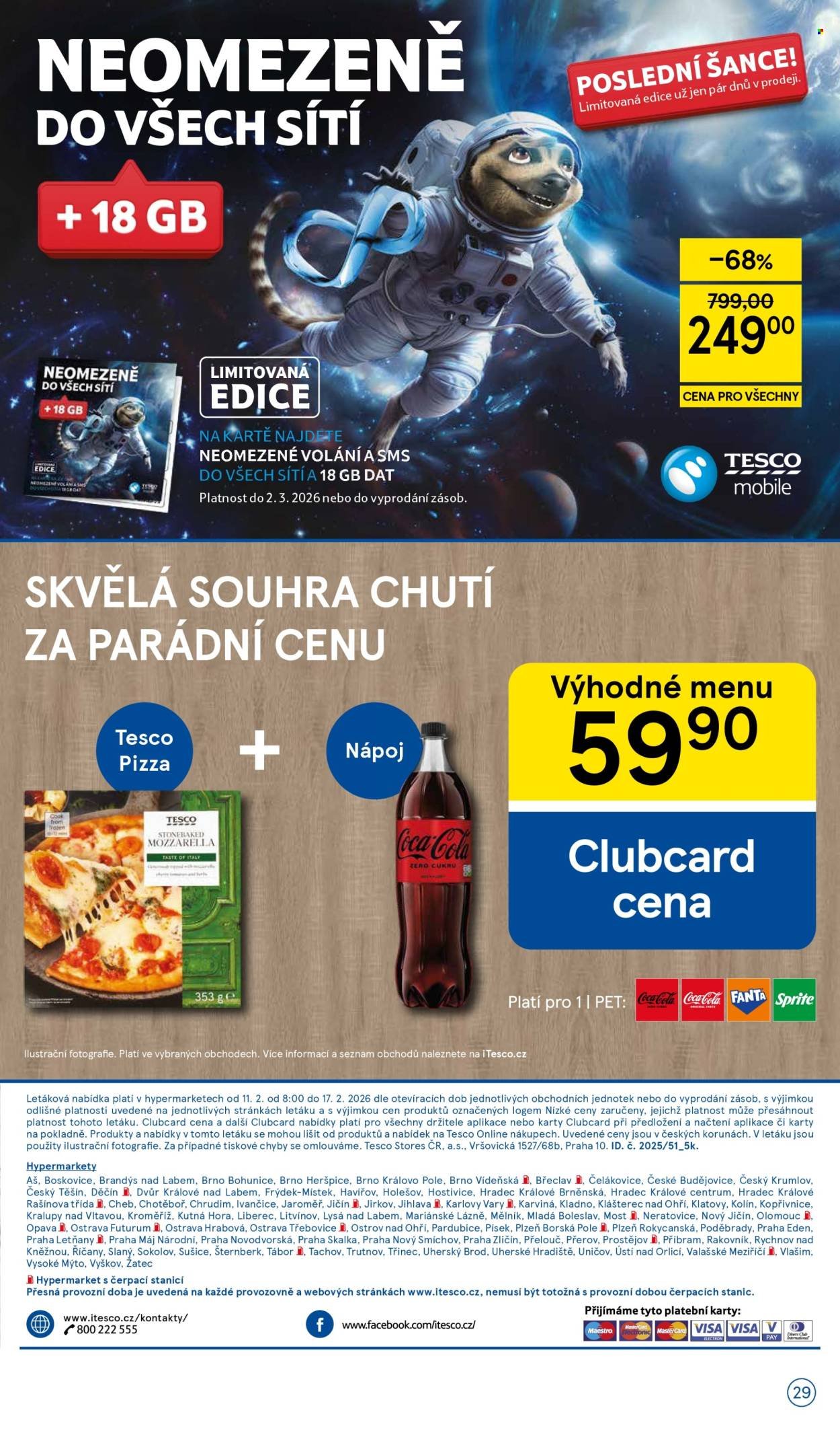 TESCO leták - Valentýn. Vybírejte srdcem. 14.únor (2026-02-11 - 2026-02-17)