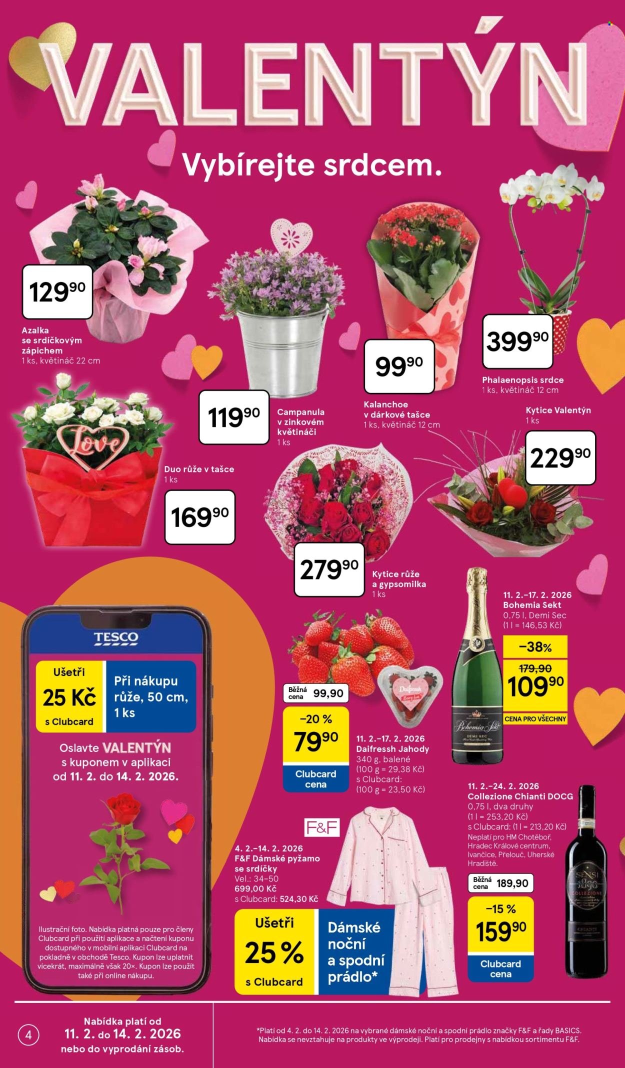 TESCO leták - Valentýn. Vybírejte srdcem. 14.únor (2026-02-11 - 2026-02-17)