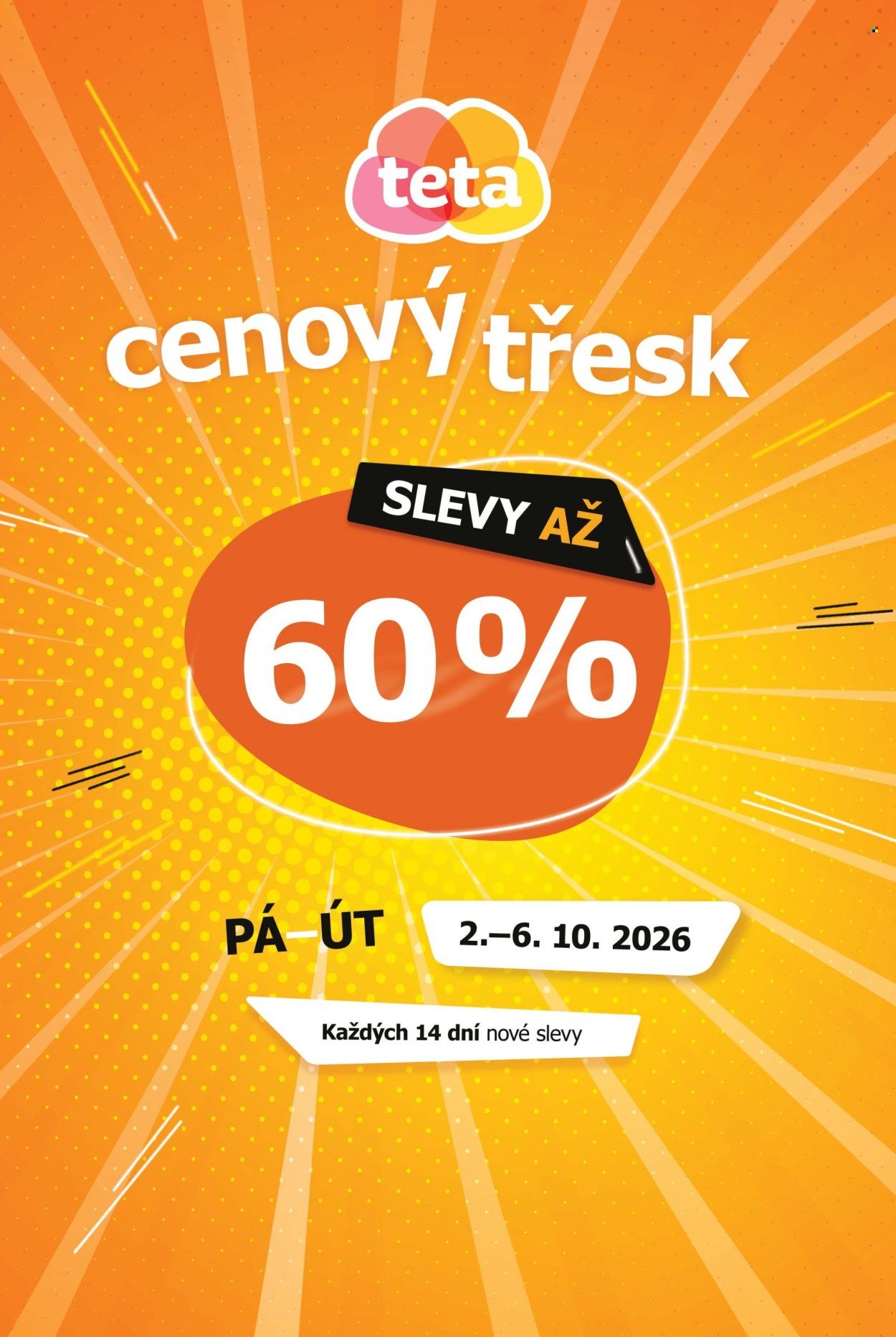 TETA DROGERIE leták - Cenový třesk
