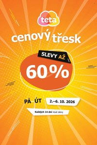 TETA DROGERIE leták - Cenový třesk