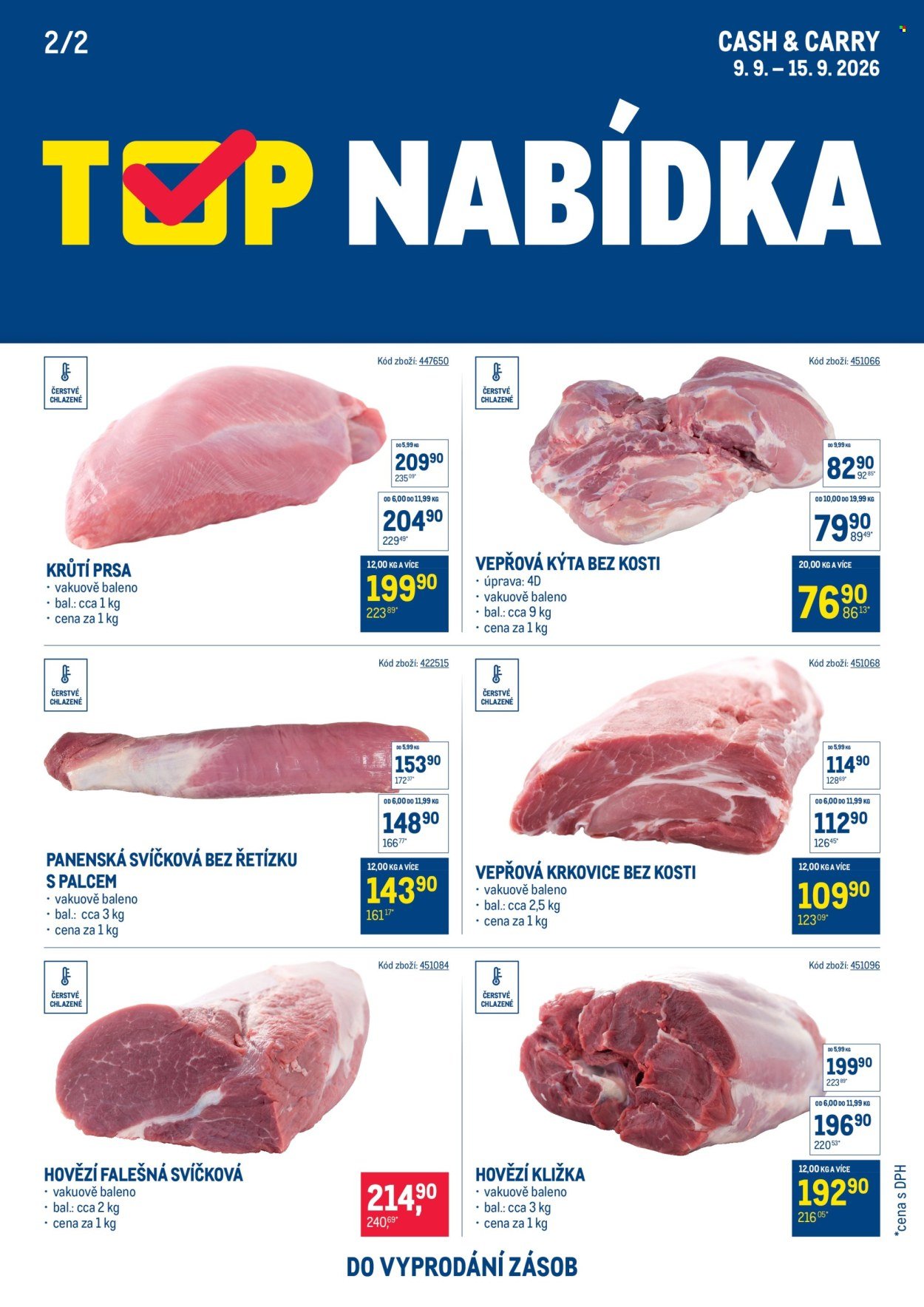 MAKRO leták - TOP maso