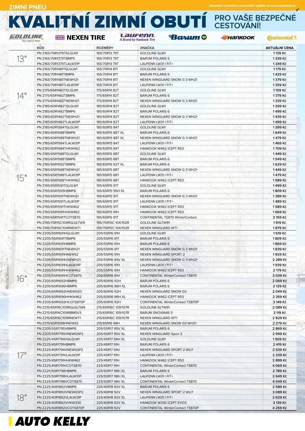 AUTO KELLY leták - Od středy 29.10.2025 (2025-10-29 - 2025-12-01)