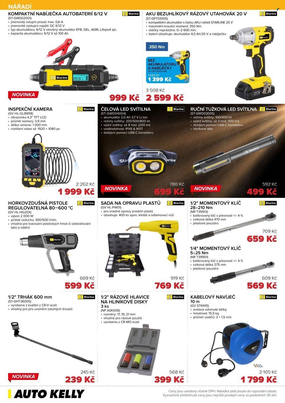 AUTO KELLY leták - Od středy 29.10.2025 (2025-10-29 - 2025-12-01)