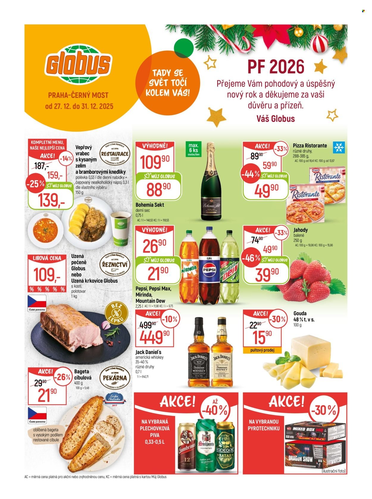 GLOBUS leták - Od soboty 27.12.2025 (2025-12-27 - 2025-12-31)