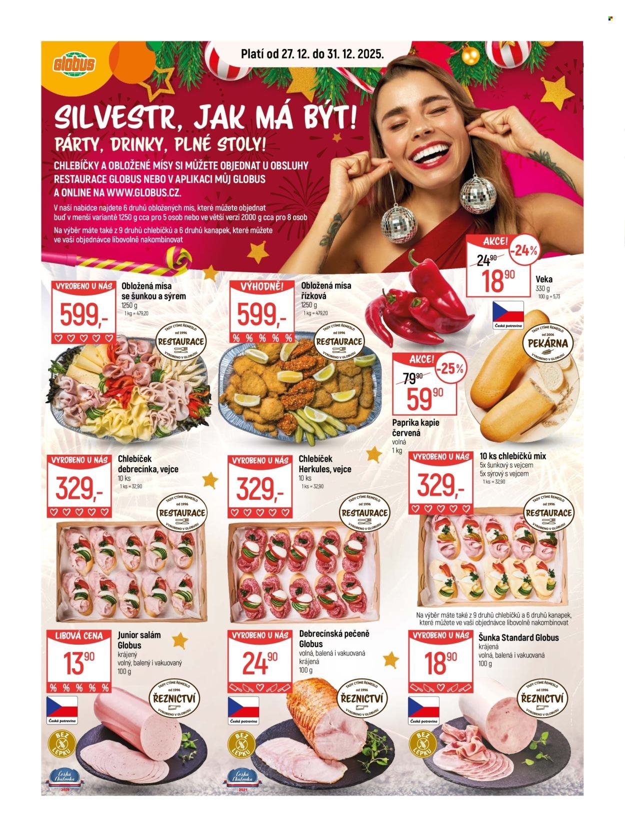 GLOBUS leták - Od soboty 27.12.2025 (2025-12-27 - 2025-12-31)