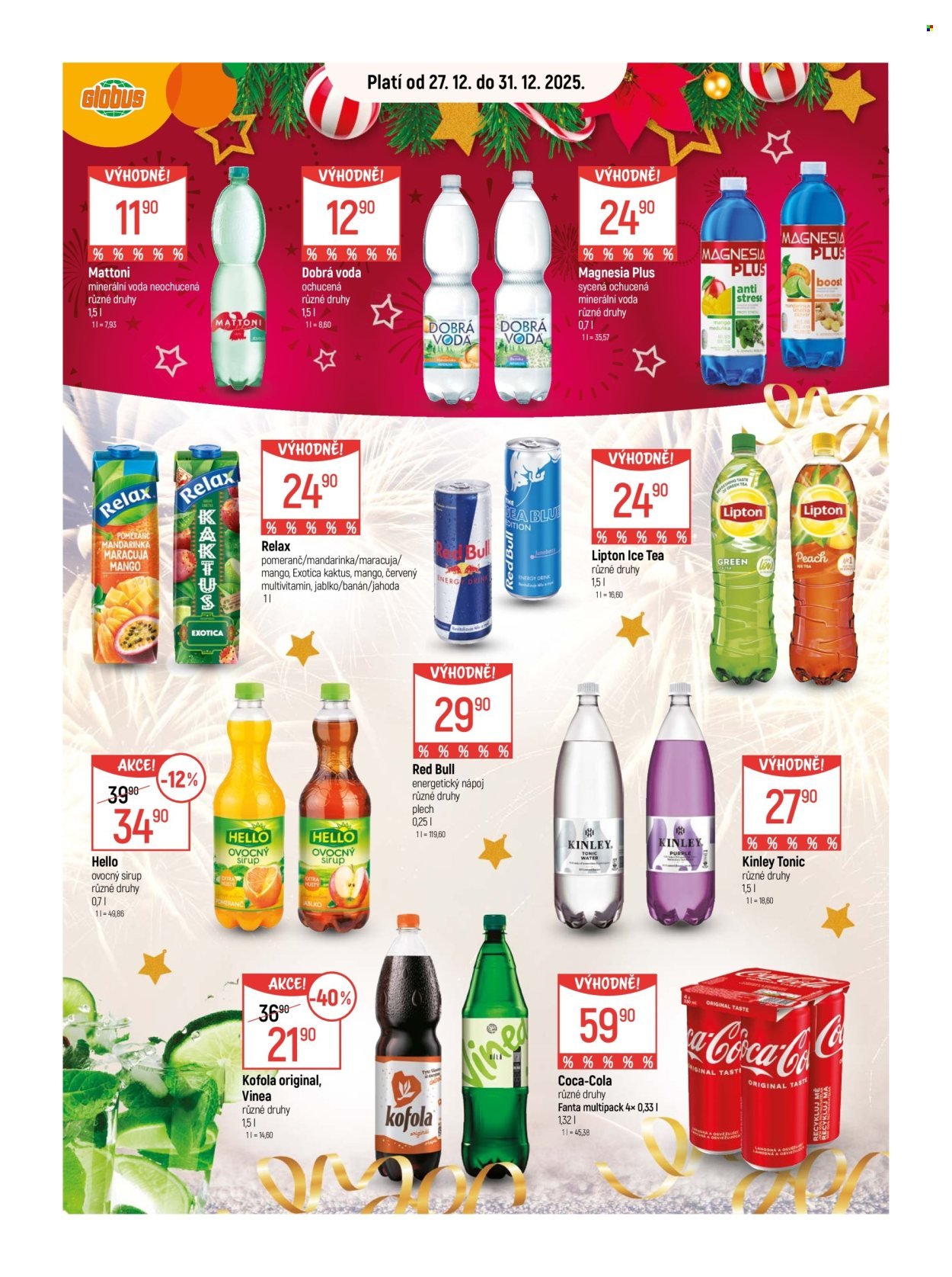 GLOBUS leták - Od soboty 27.12.2025 (2025-12-27 - 2025-12-31)