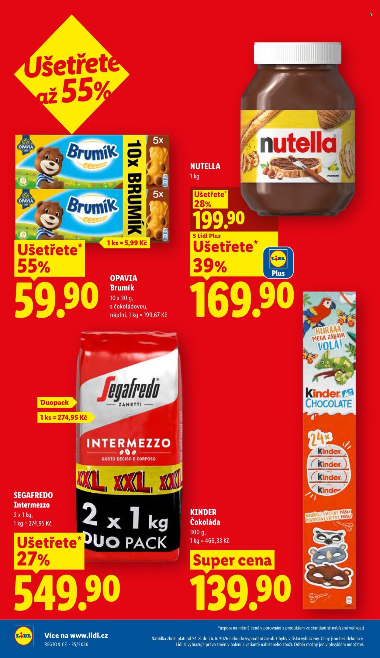 LIDL leták - Od pondělí 24.8.2026