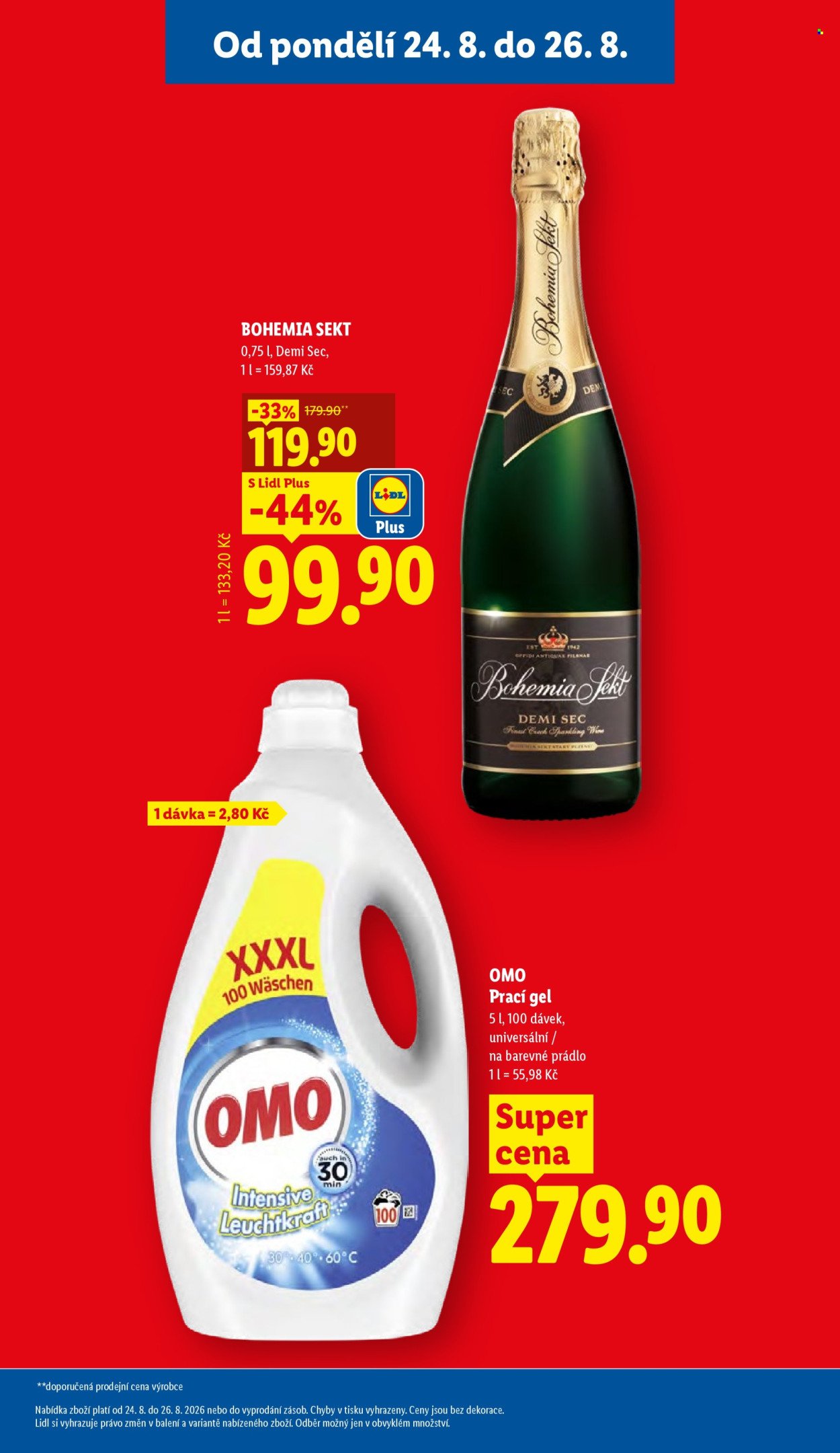 LIDL leták - Od pondělí 24.8.2026