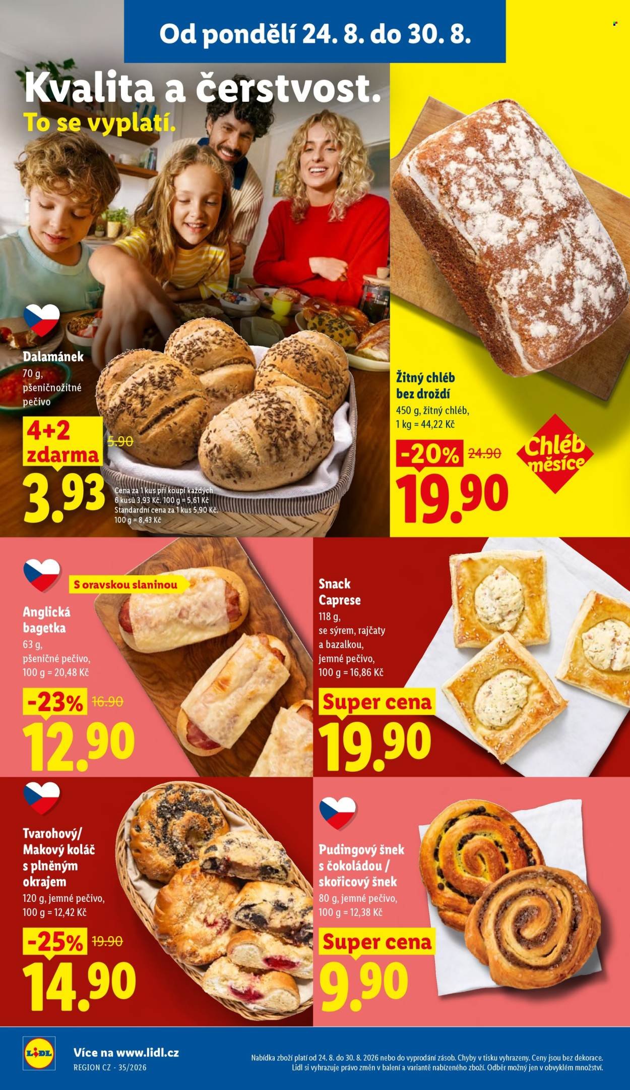 LIDL leták - Od pondělí 24.8.2026
