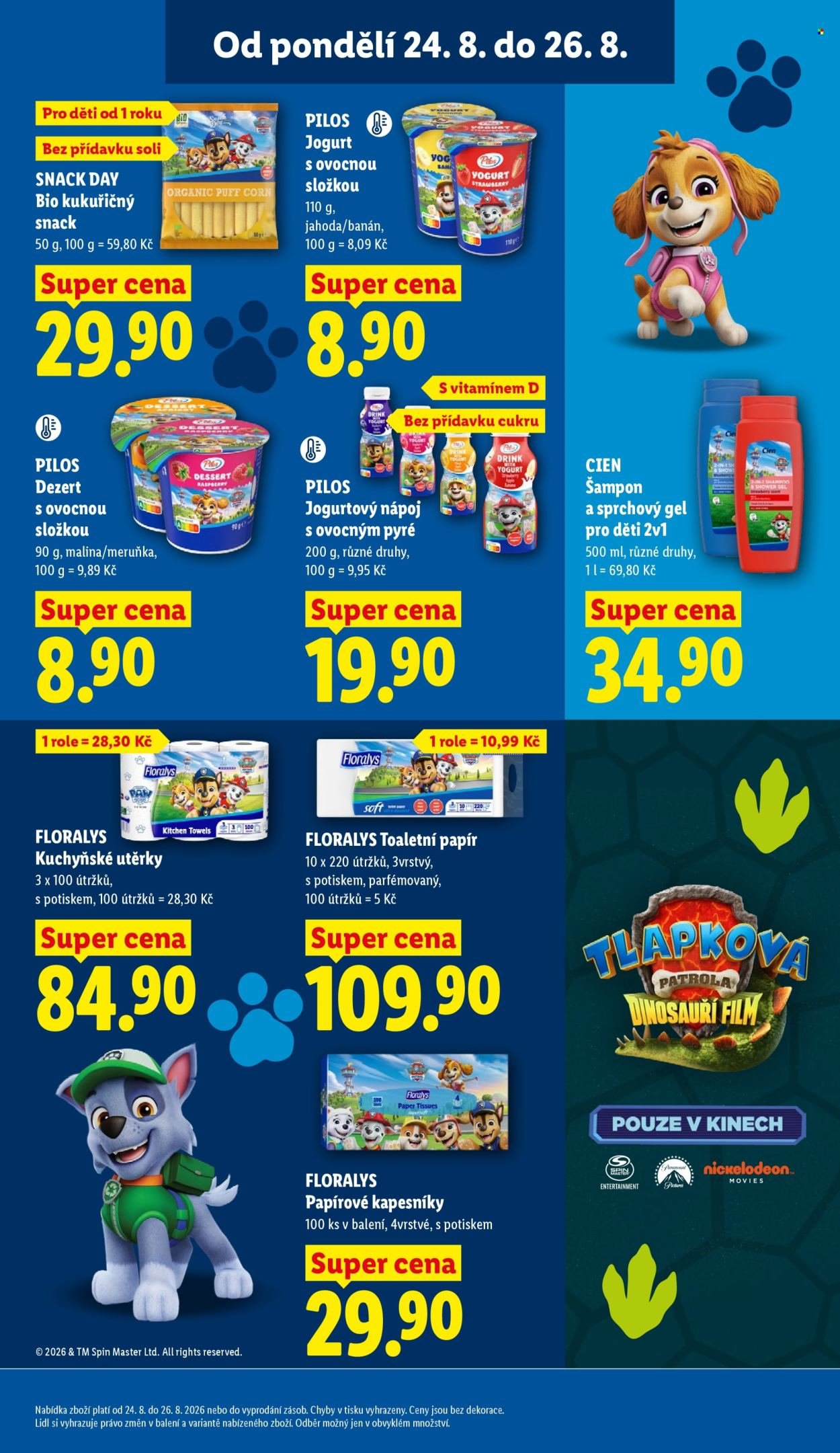 LIDL leták - Od pondělí 24.8.2026