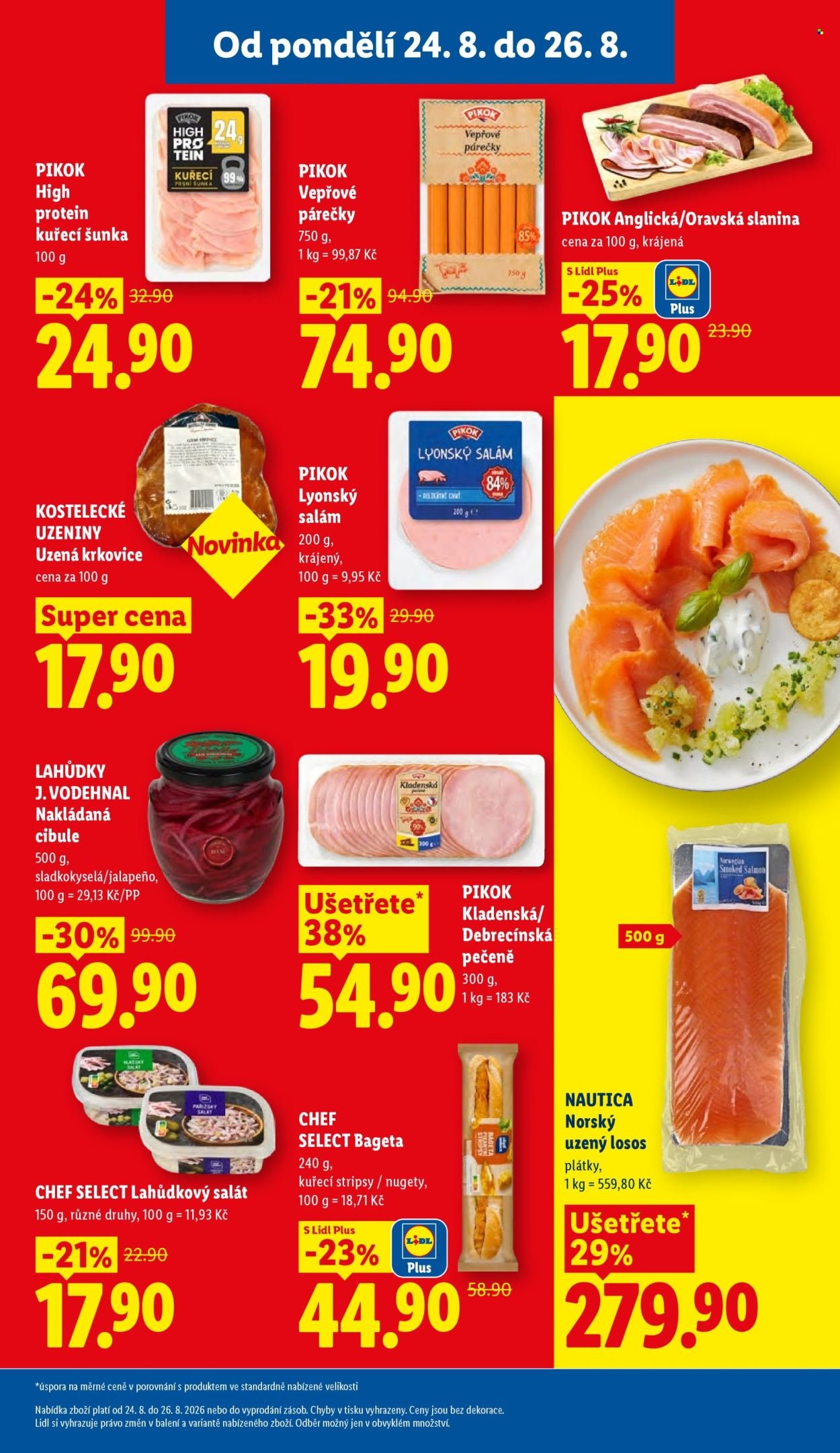 LIDL leták - Od pondělí 24.8.2026