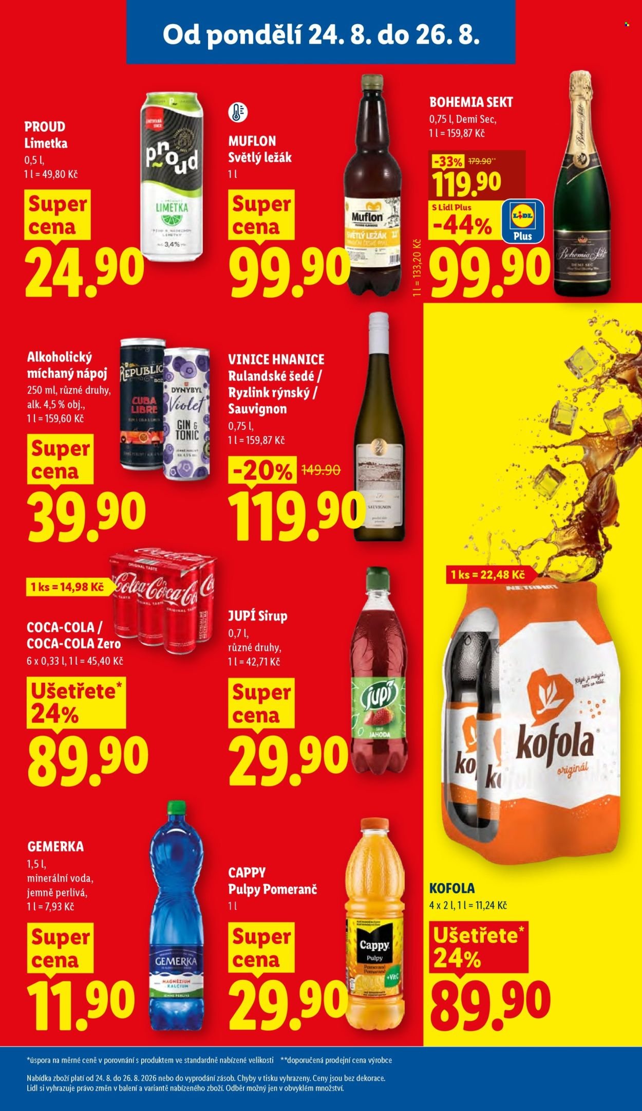 LIDL leták - Od pondělí 24.8.2026