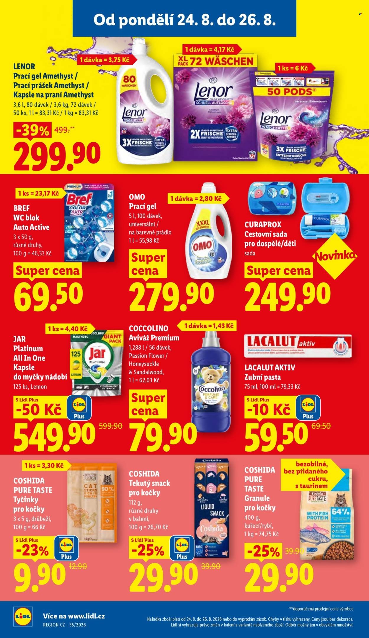 LIDL leták - Od pondělí 24.8.2026