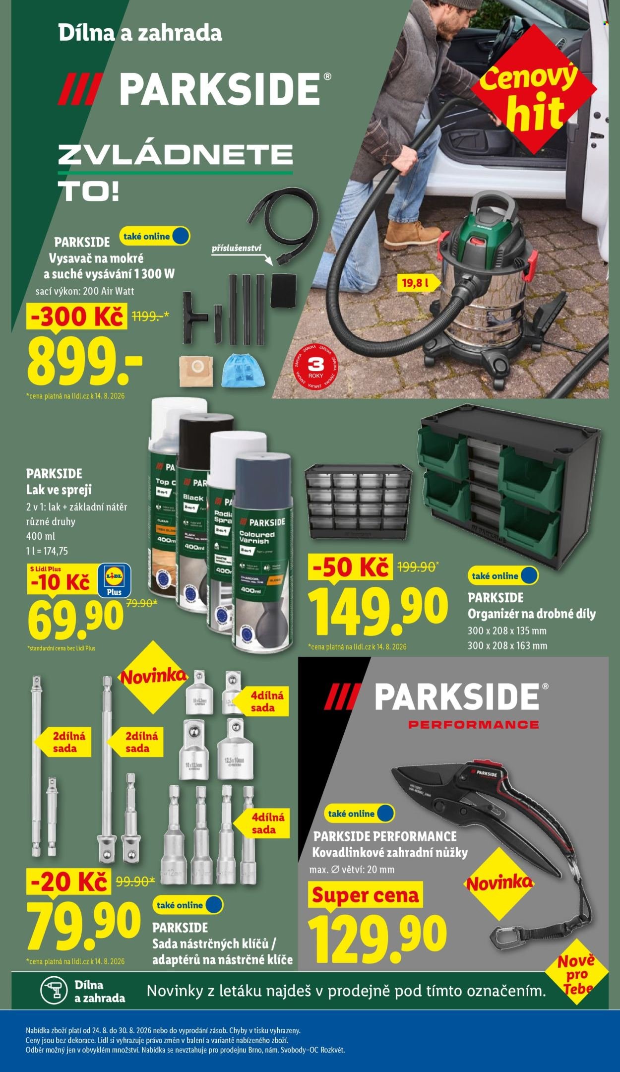 LIDL leták - Od pondělí 24.8.2026