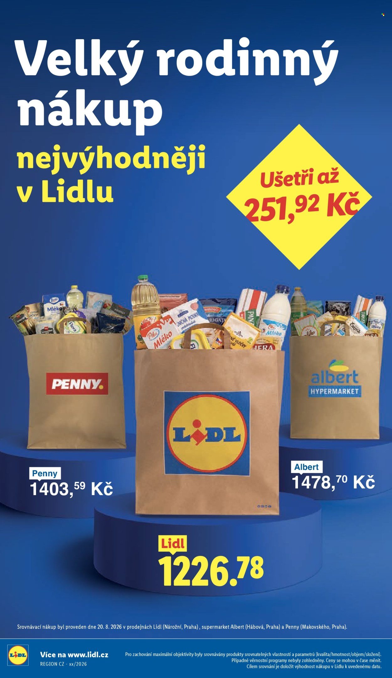 LIDL leták - Od pondělí 24.8.2026