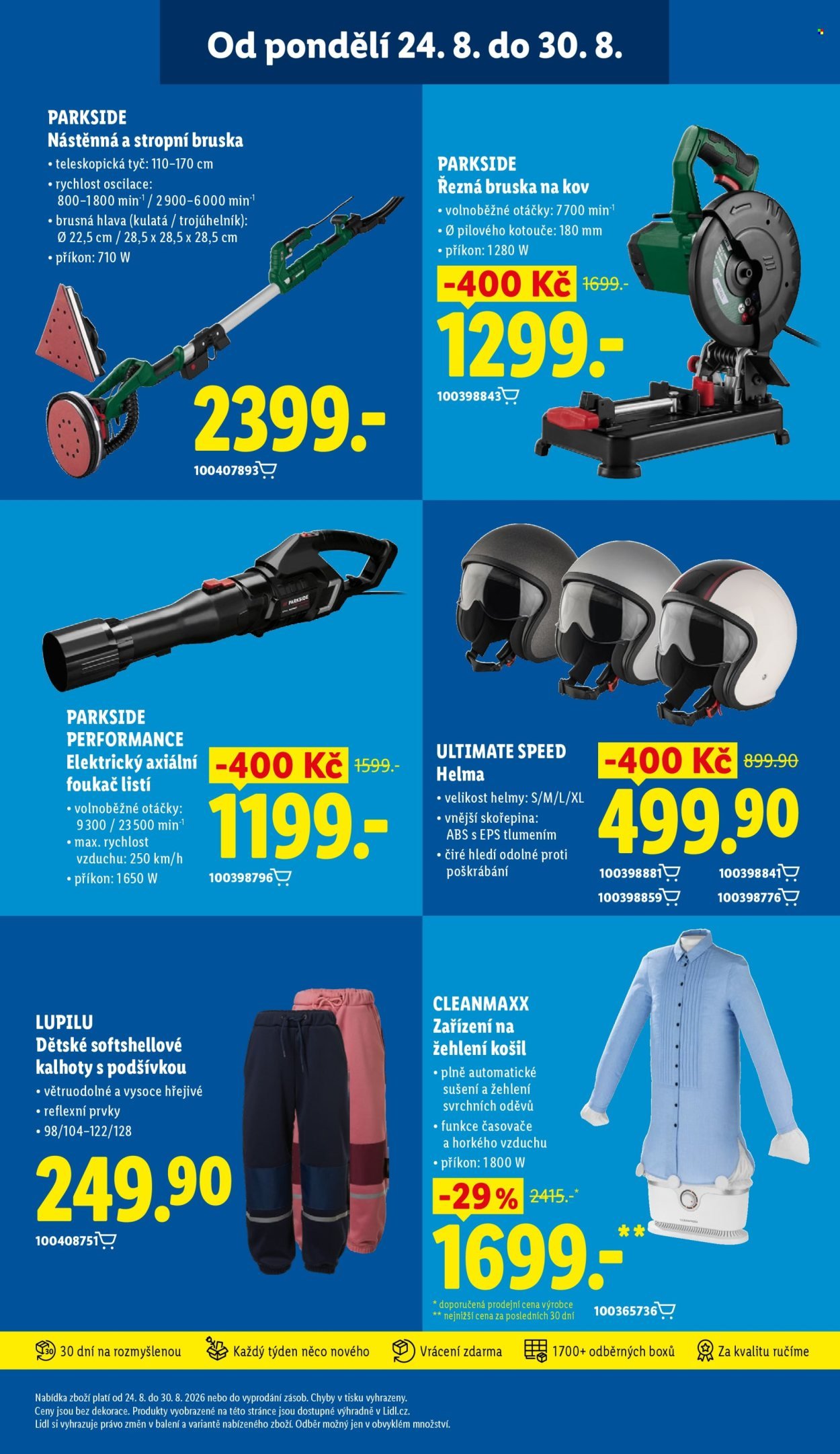 LIDL leták - Od pondělí 24.8.2026