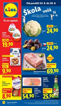 LIDL leták - Od pondělí 24.8.2026