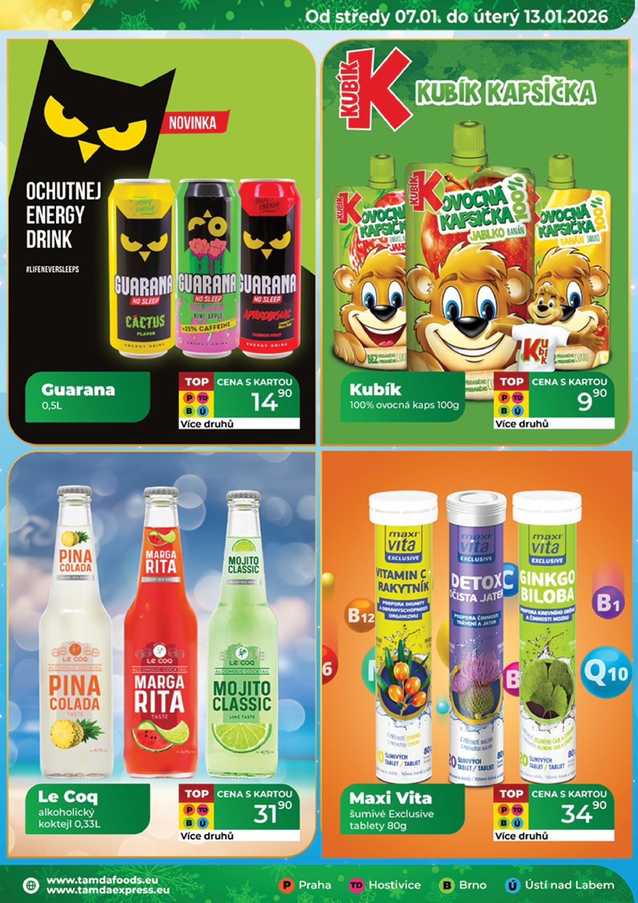 TAMDA FOODS leták - Od středy 7.1.2026 (2026-01-07 - 2026-01-13)