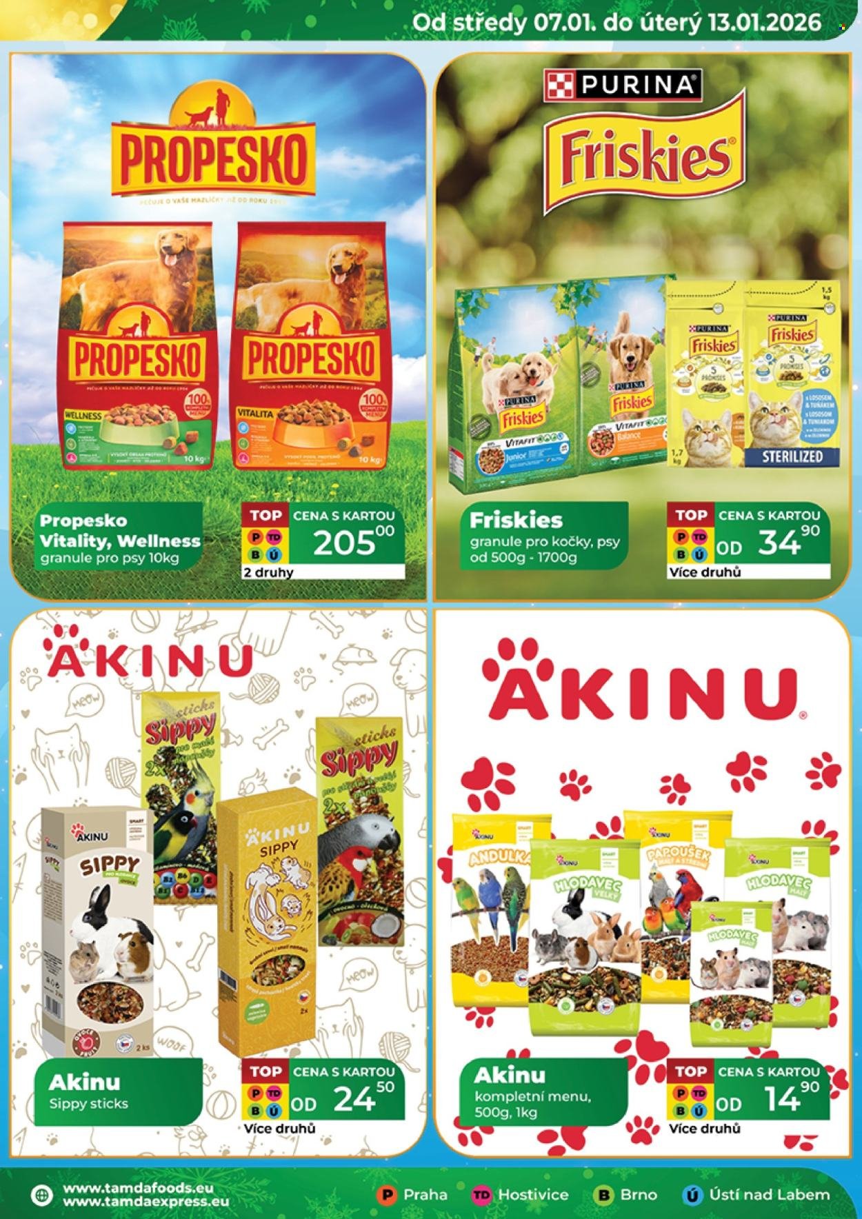 TAMDA FOODS leták - Od středy 7.1.2026 (2026-01-07 - 2026-01-13)