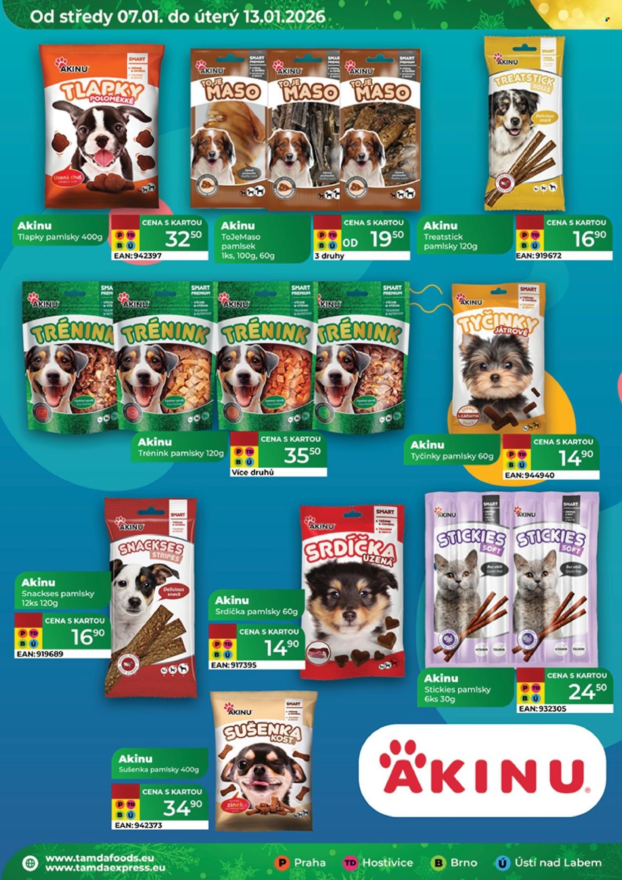 TAMDA FOODS leták - Od středy 7.1.2026 (2026-01-07 - 2026-01-13)