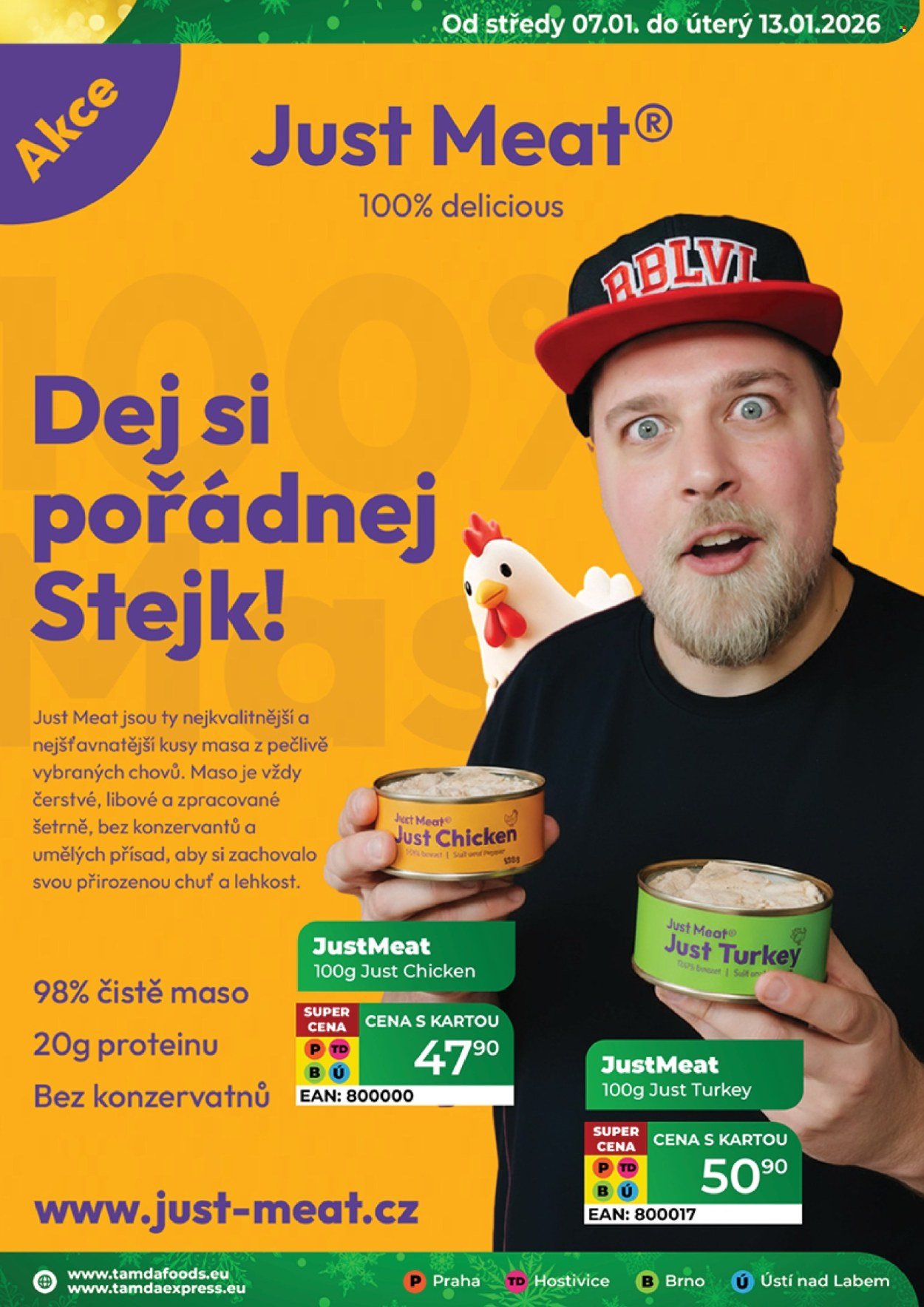 TAMDA FOODS leták - Od středy 7.1.2026 (2026-01-07 - 2026-01-13)
