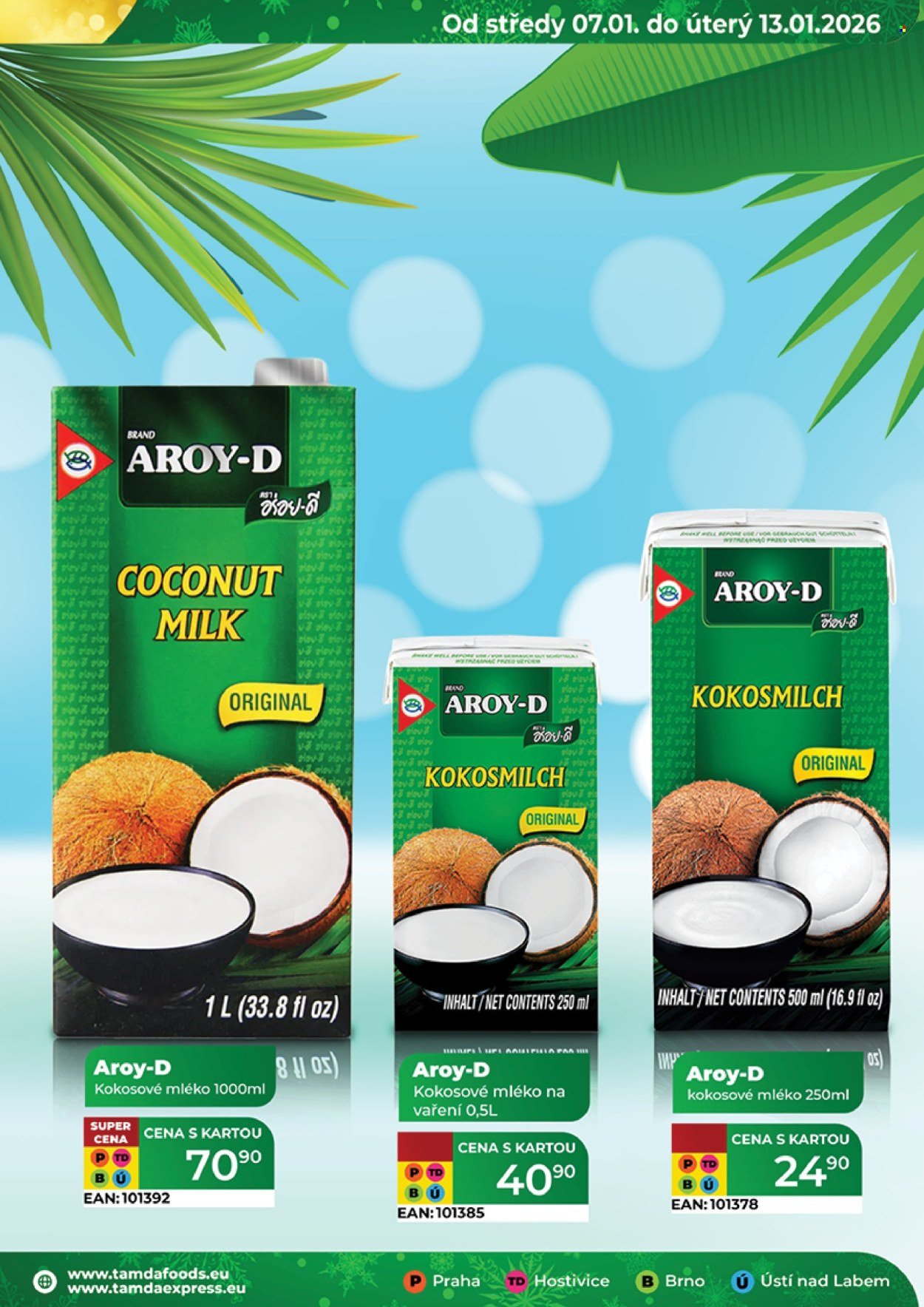 TAMDA FOODS leták - Od středy 7.1.2026 (2026-01-07 - 2026-01-13)