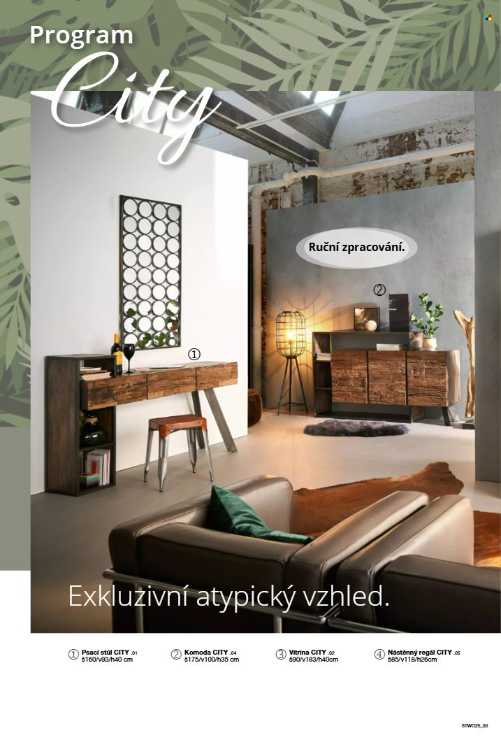 SCONTO NÁBYTEK leták - Nábytek z masivu