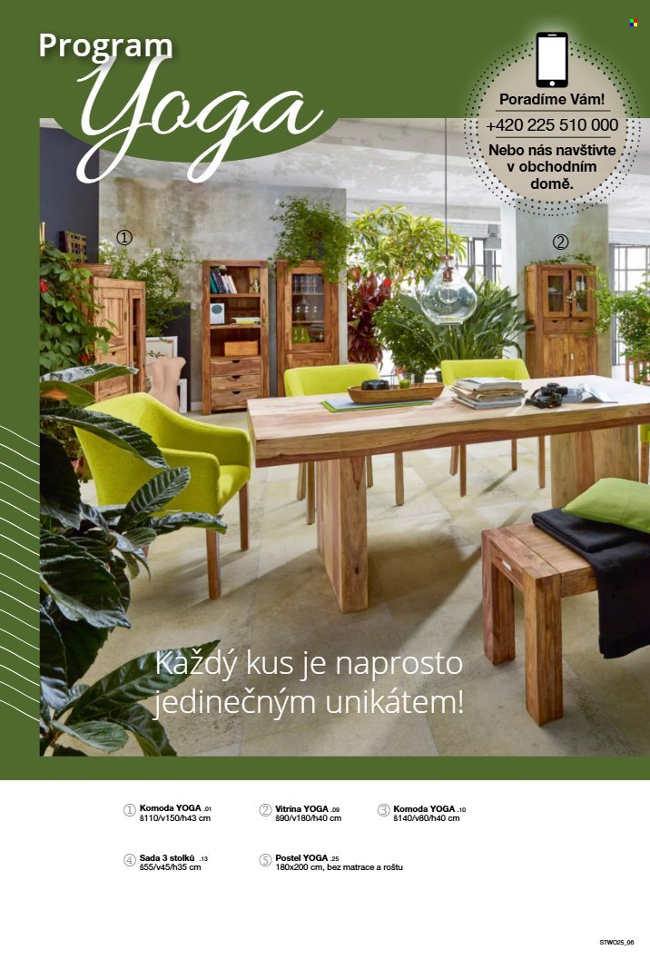 SCONTO NÁBYTEK leták - Nábytek z masivu
