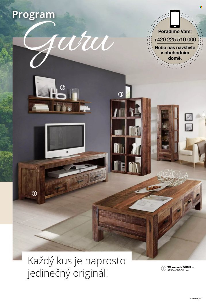 SCONTO NÁBYTEK leták - Nábytek z masivu
