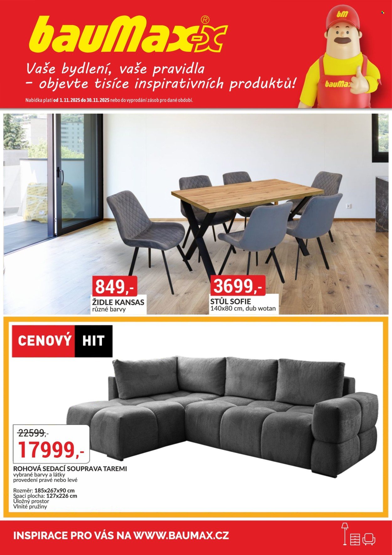 BAUMAX leták - Od soboty 1.11.2025 (2025-11-01 - 2025-11-30)