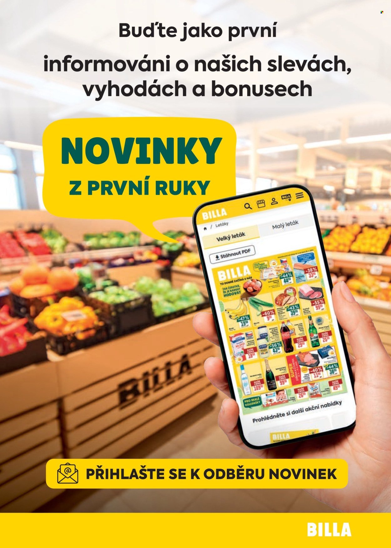BILLA leták - Velký leták