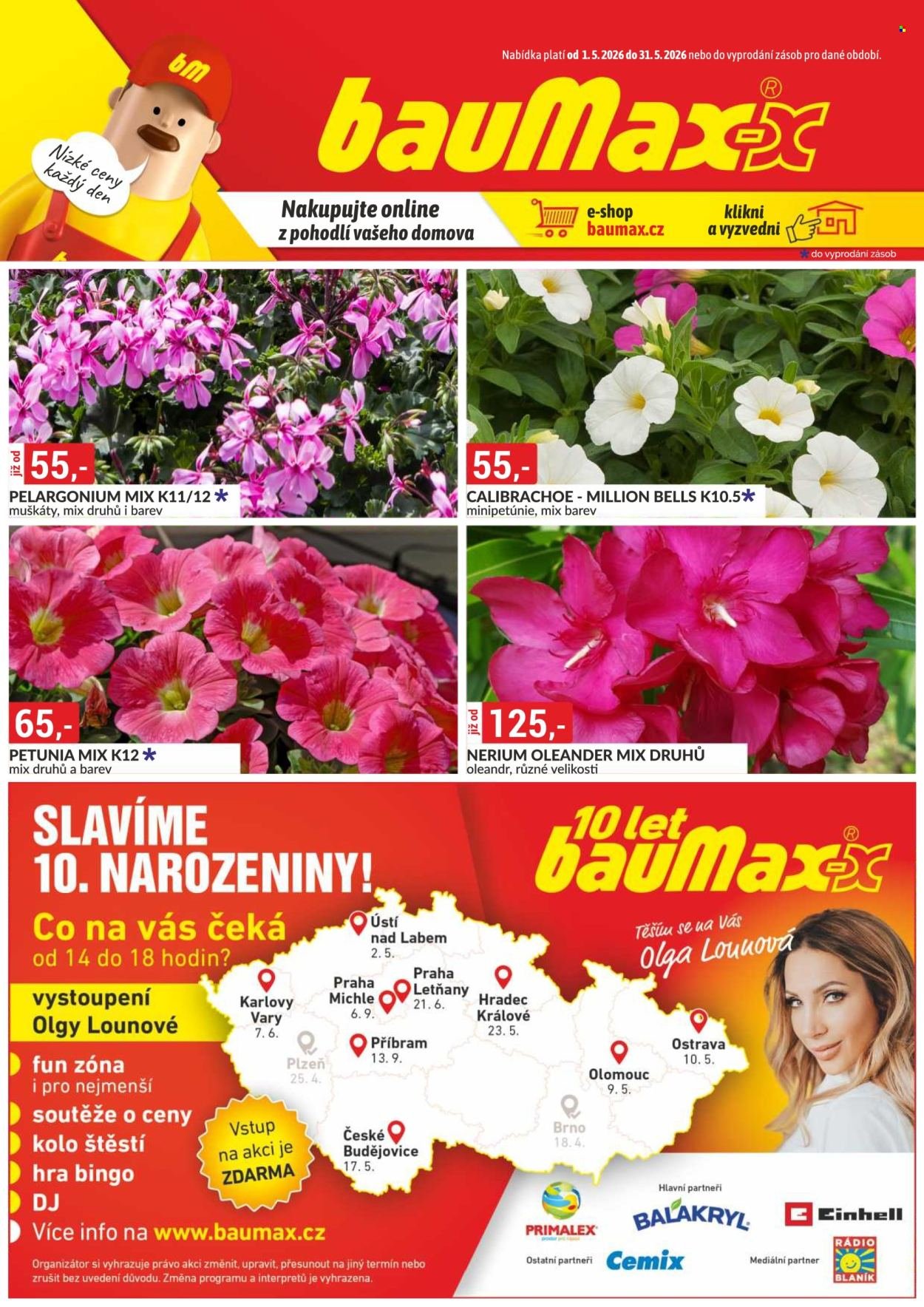 BAUMAX leták - Od pátku 1.5.2026 (2026-05-01 - 2026-05-31)